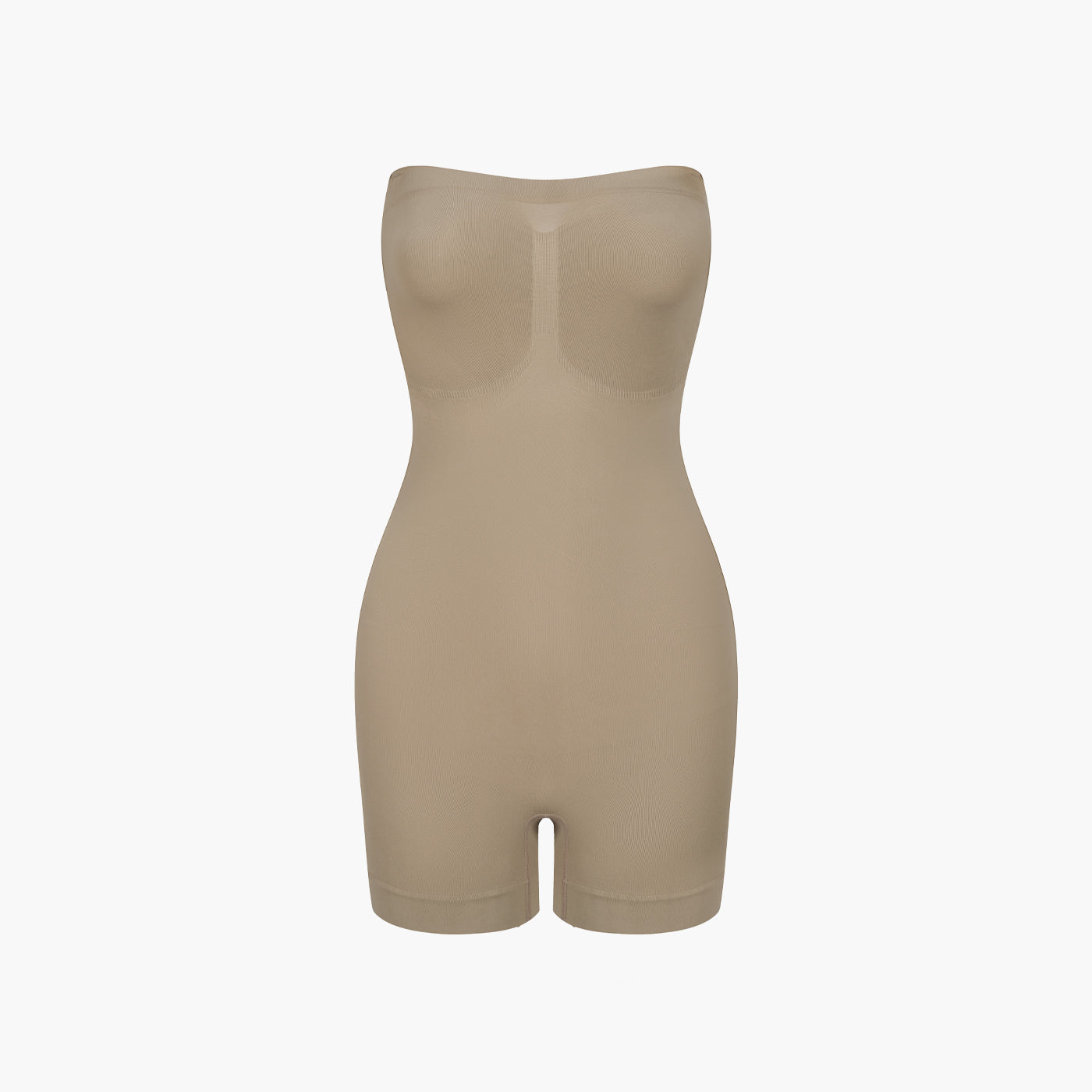 Shapewear bodysuit zonder bandjes met short