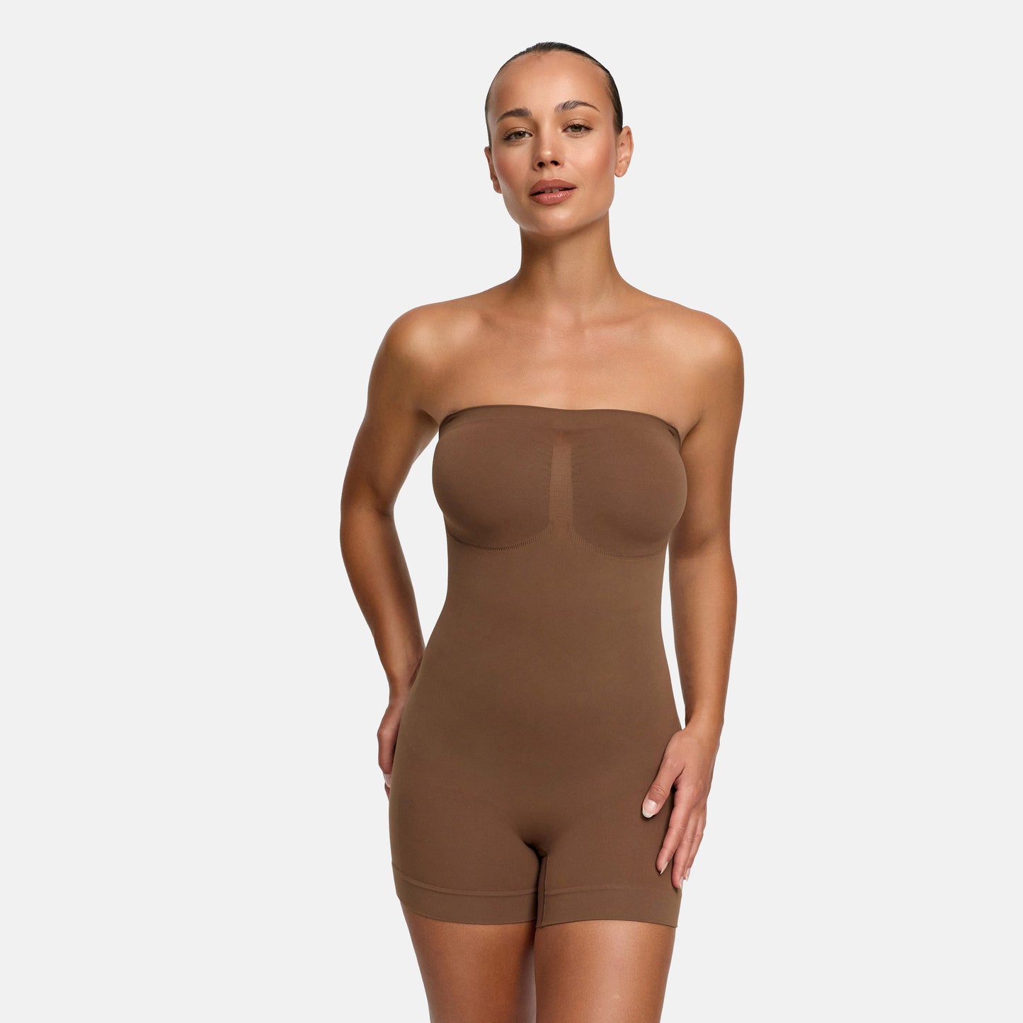 Shapewear bodysuit zonder bandjes met short