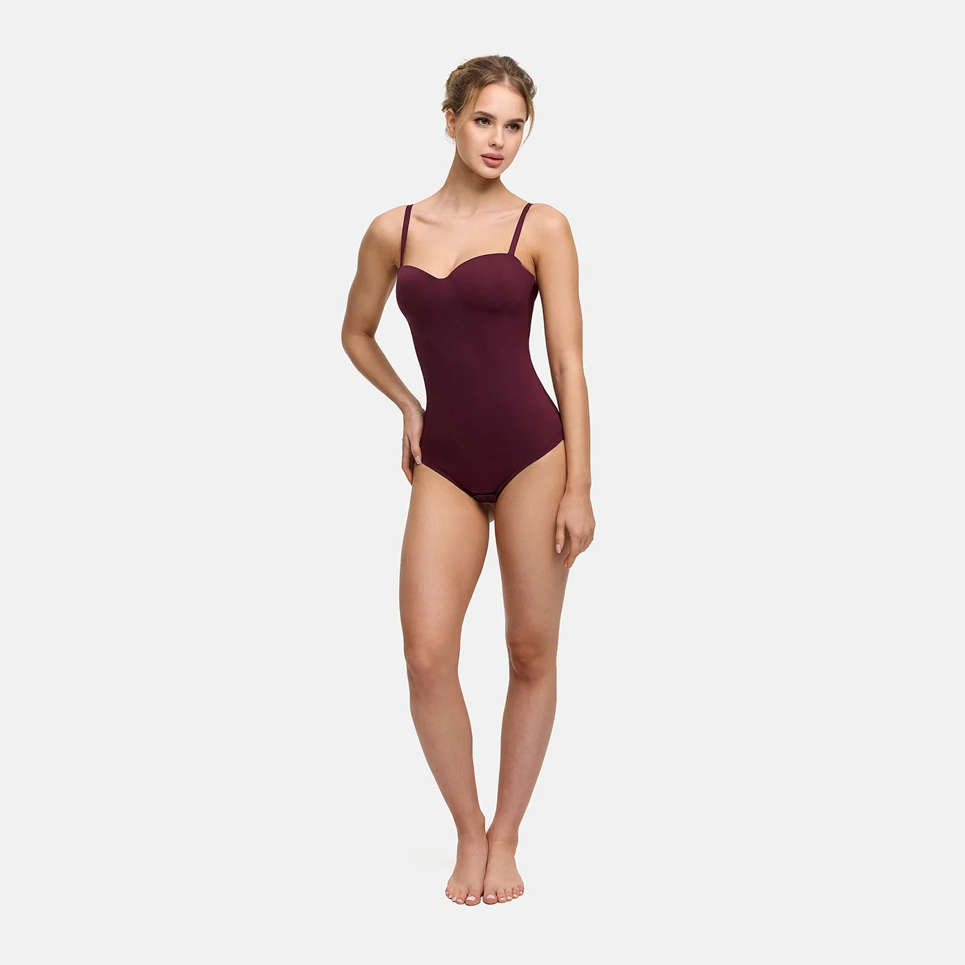 Bodysuit met geïntegreerde push-up en string