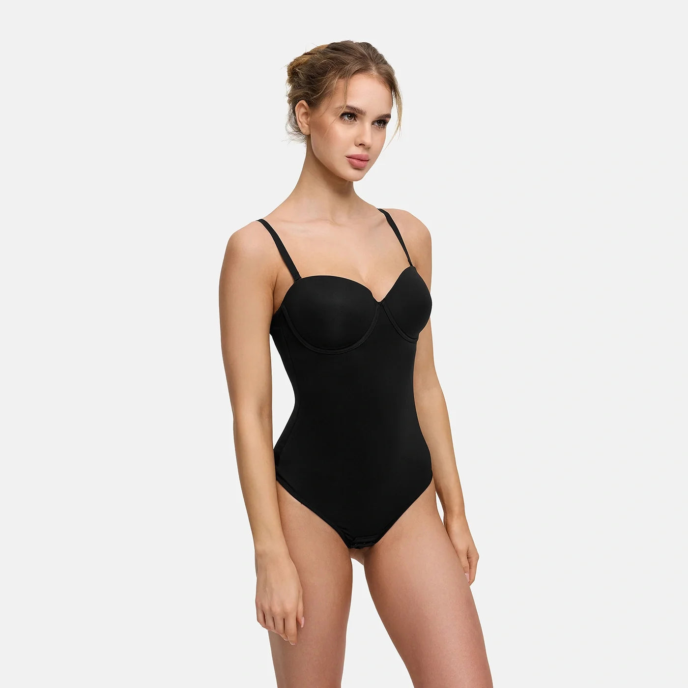 Push-up bodysuit met string en ingewerkte cups