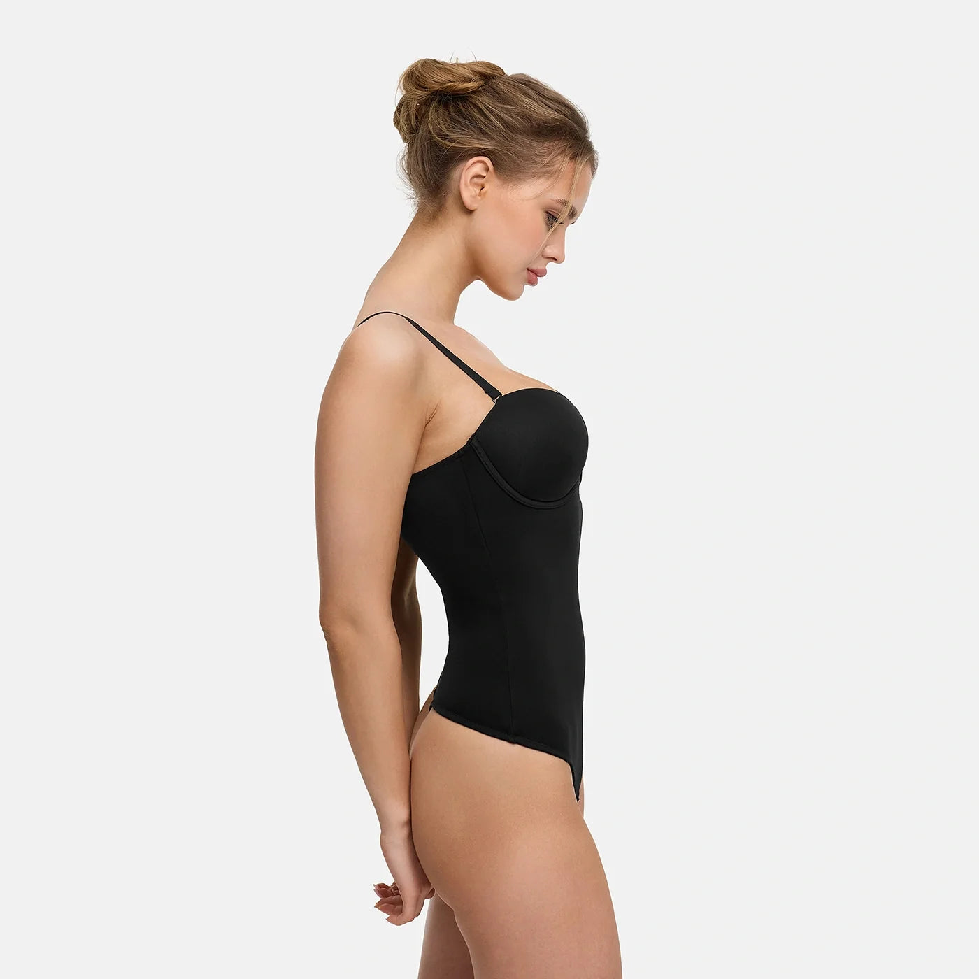 Push-up bodysuit met string en ingewerkte cups