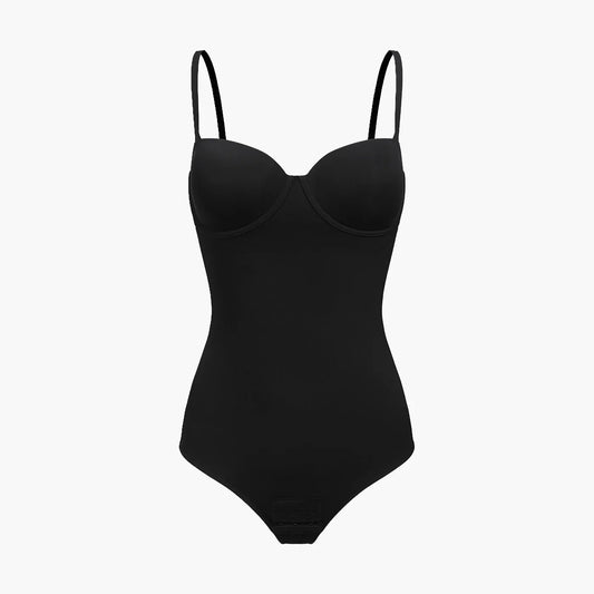 Push-up bodysuit met string en ingewerkte cups