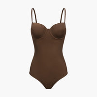 Push-up bodysuit met string en ingewerkte cups