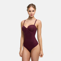 Push-up bodysuit met string en ingewerkte cups