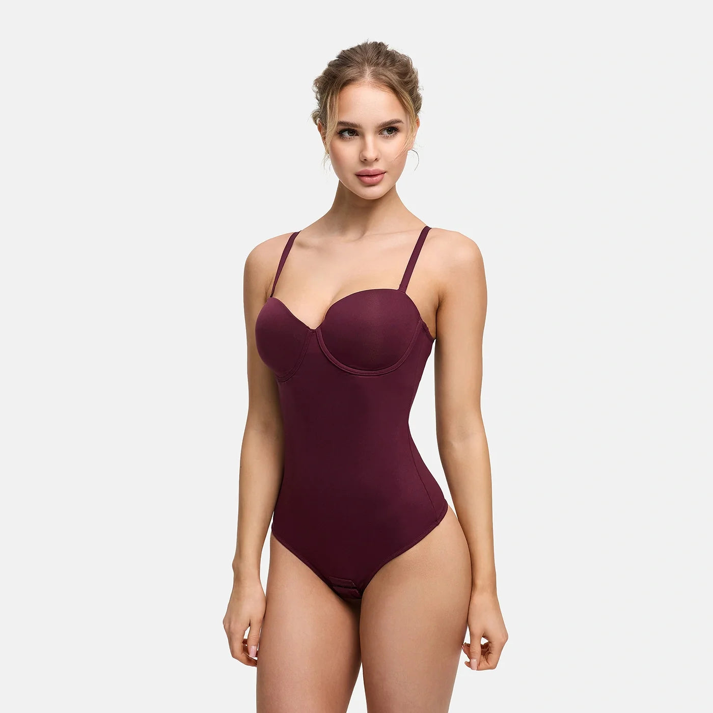Push-up bodysuit met string en ingewerkte cups