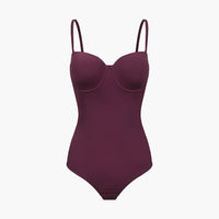 Push-up bodysuit met string en ingewerkte cups
