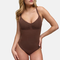 Shapewear bodysuit met beugelloze bh en slip