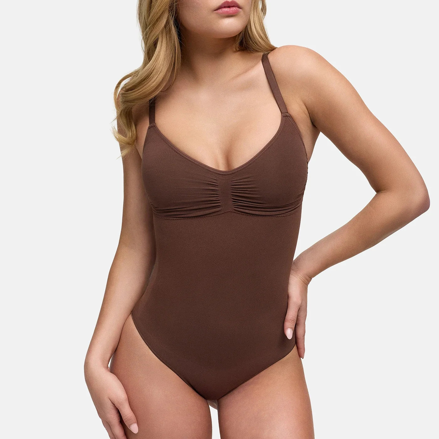 Shapewear bodysuit met beugelloze bh en slip