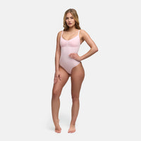 Shapewear bodysuit met beugelloze bh en string
