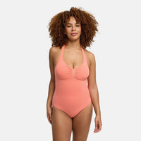 Shapewear bodysuit met halterhals, pads en slip