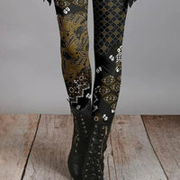 Bohemian Legging met Etnische Print – Ziva