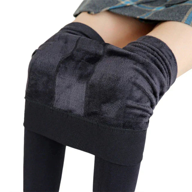Fluwelen legging met hoge taille – Alice