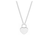 Hart Hanger Ketting met Initialen