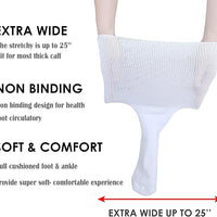 Extra brede sokken bij lymfoedeem – VitalSox