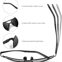 Gepolariseerde aviator zonnebril – Joey