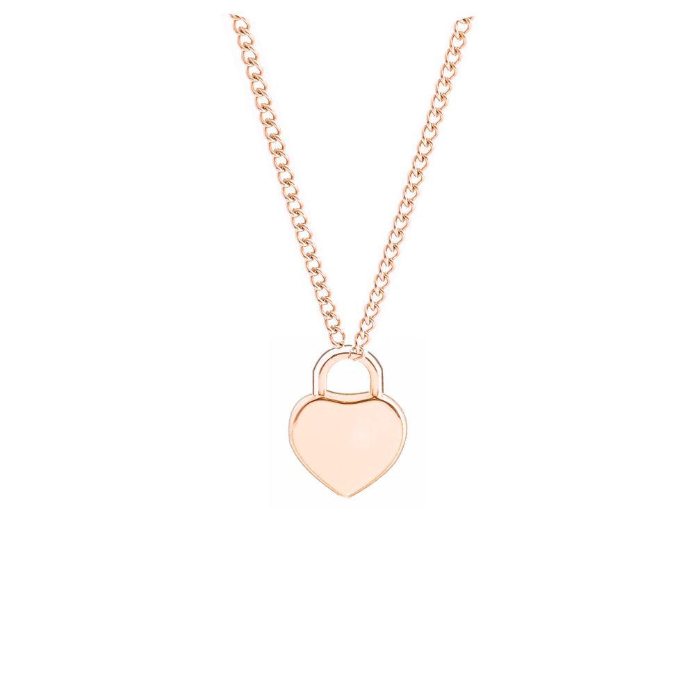 Hart Hanger Ketting met Initialen