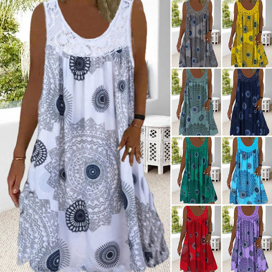 Mouwloze zomerjurk – Miranda