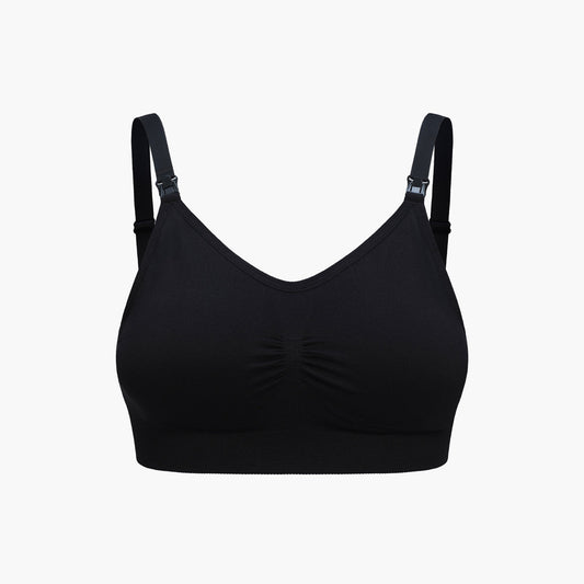 Naadloze voedings-bh met clipsluiting