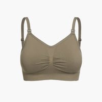 Naadloze voedings-bh met clipsluiting