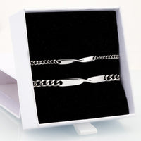 Gegraveerde Infinity Armbandenset