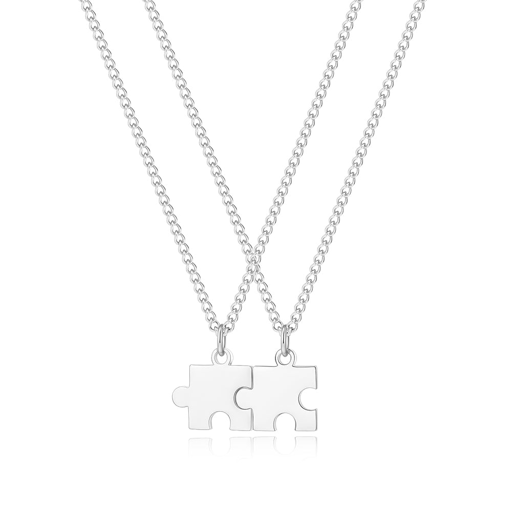 Gepersonaliseerde Puzzelketting voor Koppels