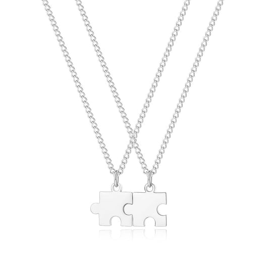 Gepersonaliseerde Puzzelketting voor Koppels