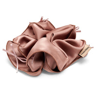 Oversized satijnen scrunchie voor elke dag