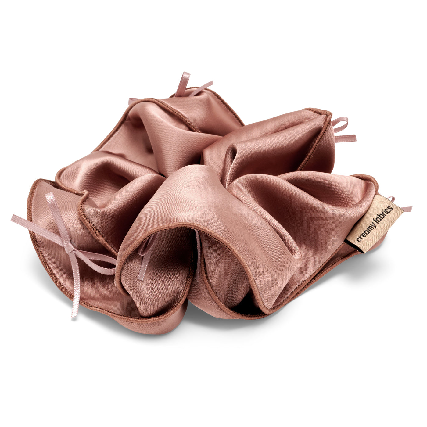 Oversized satijnen scrunchie voor elke dag