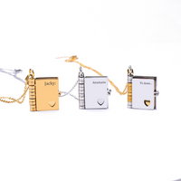 Gepersonaliseerde Boek Medaillon Ketting