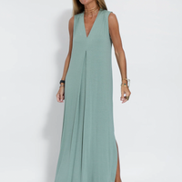 Tweedelige Maxi-jurk met Vest – Loreen