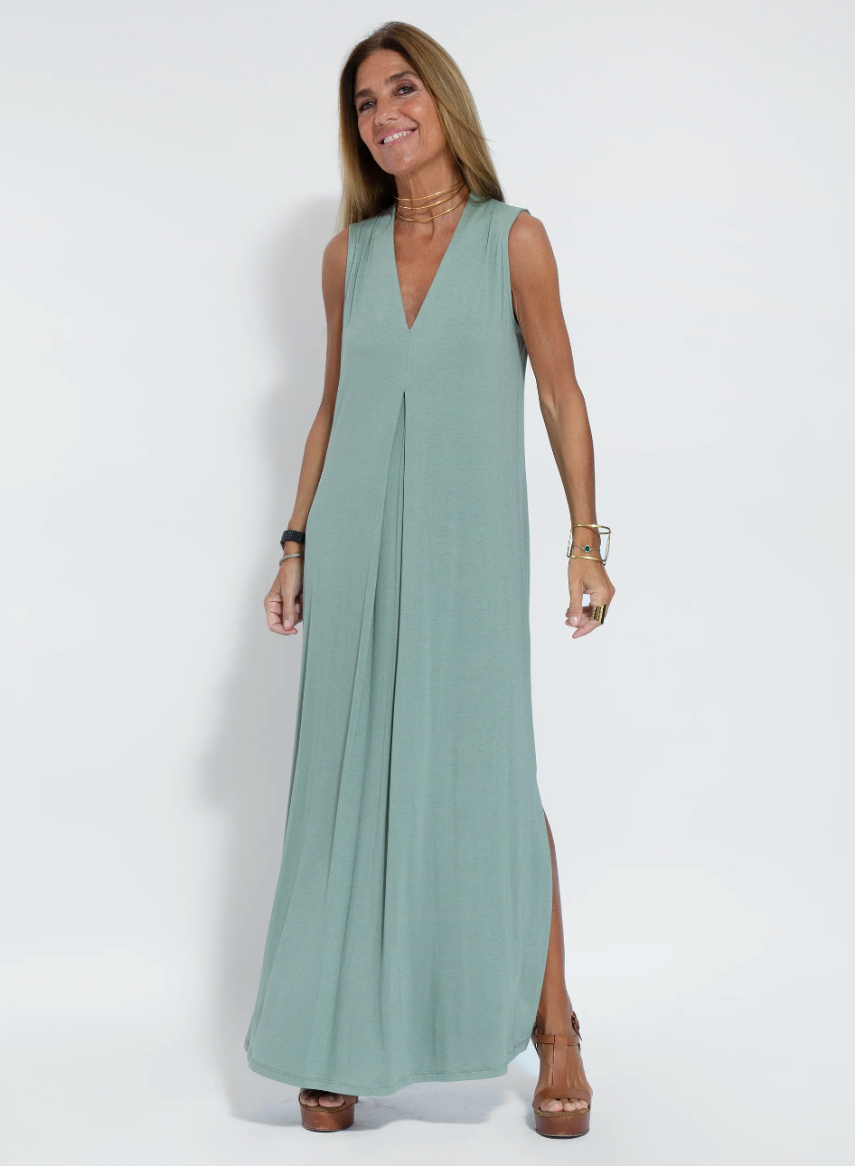 Tweedelige Maxi-jurk met Vest – Loreen