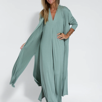 Tweedelige Maxi-jurk met Vest – Loreen