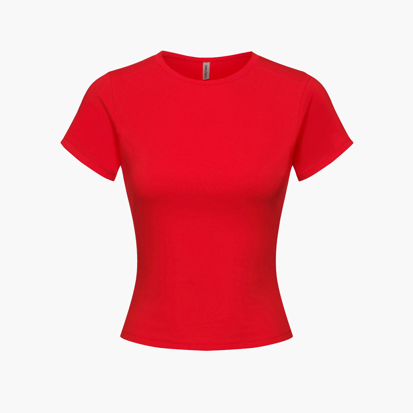Katoenen T-shirt met lichaamsvolgende pasvorm