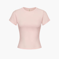 Katoenen T-shirt met lichaamsvolgende pasvorm