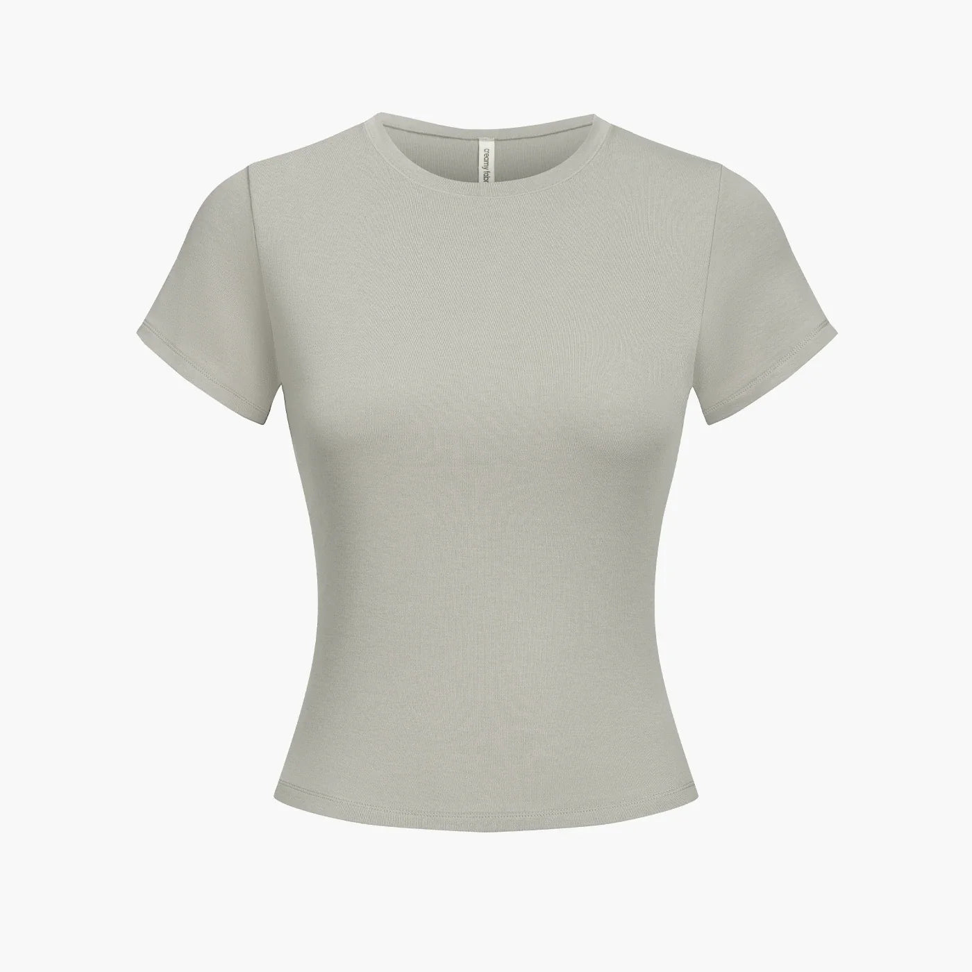 Katoenen T-shirt met lichaamsvolgende pasvorm