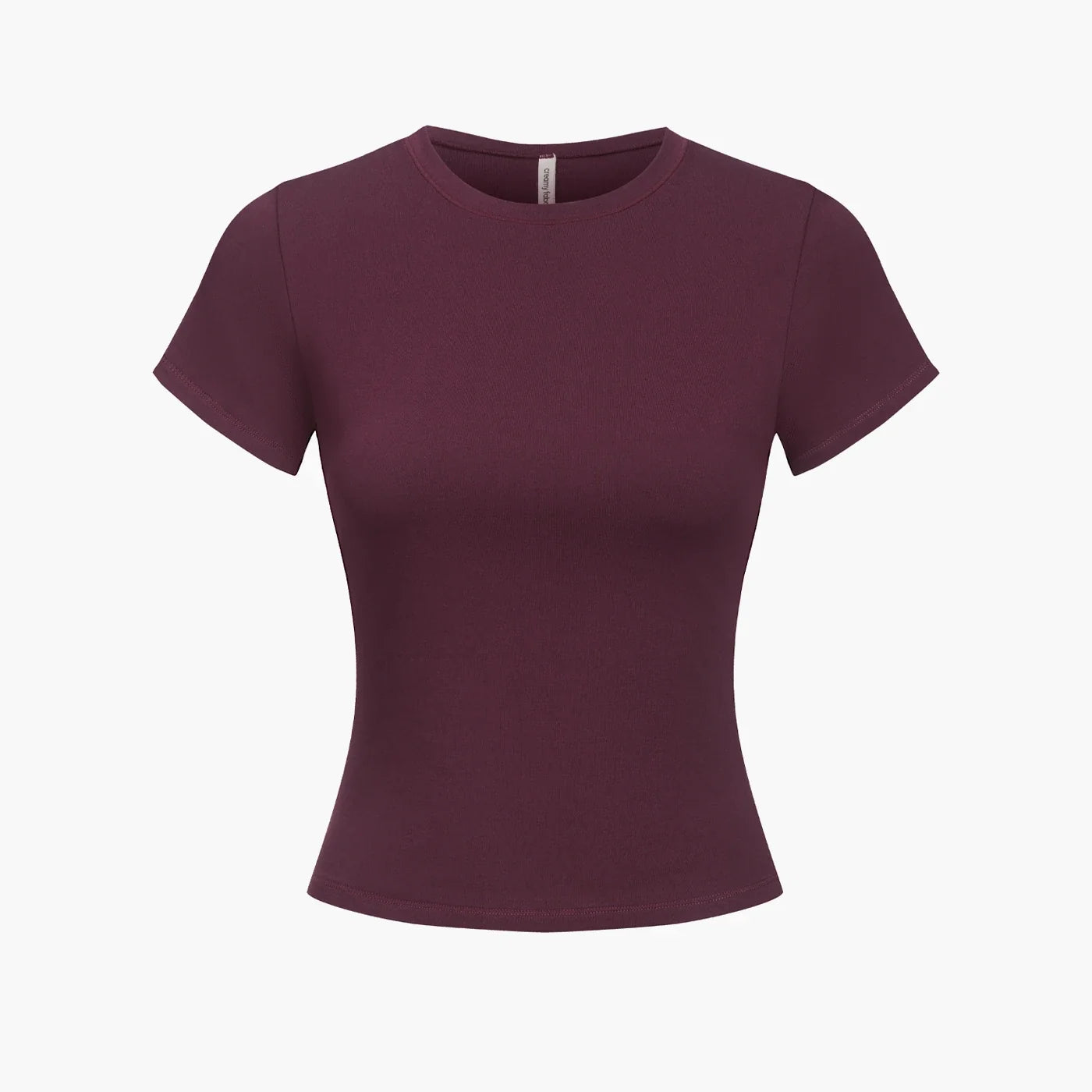 Katoenen T-shirt met lichaamsvolgende pasvorm