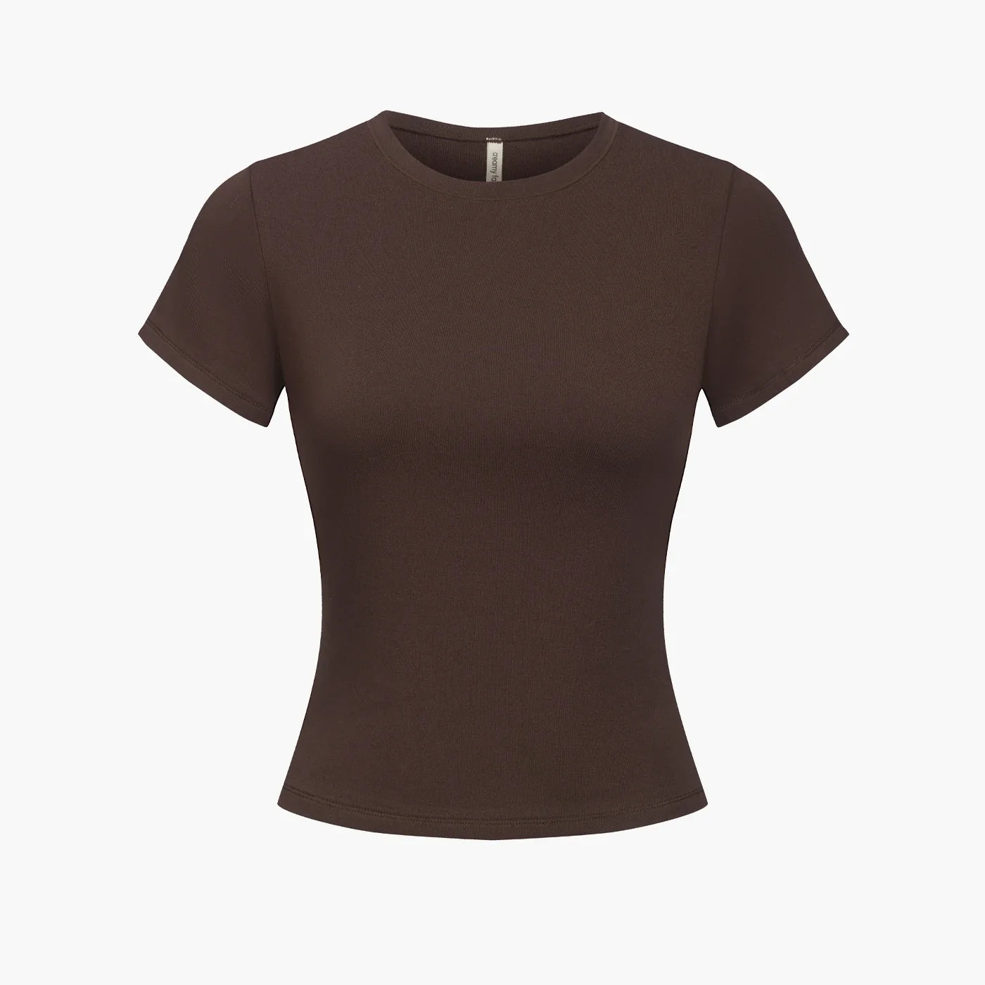 Katoenen T-shirt met lichaamsvolgende pasvorm
