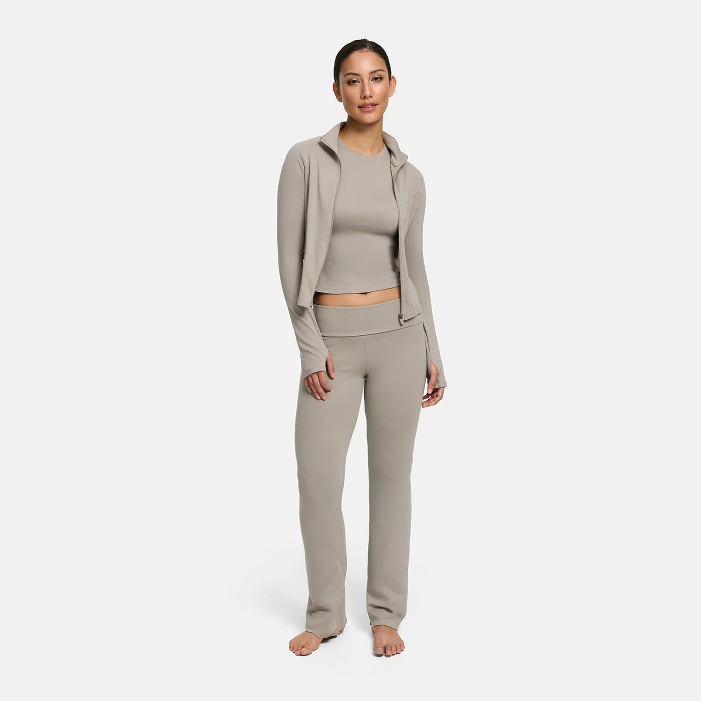 Katoenen flared bootcut legging