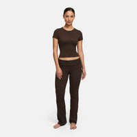Katoenen flared bootcut legging