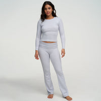 Katoenen flared bootcut legging