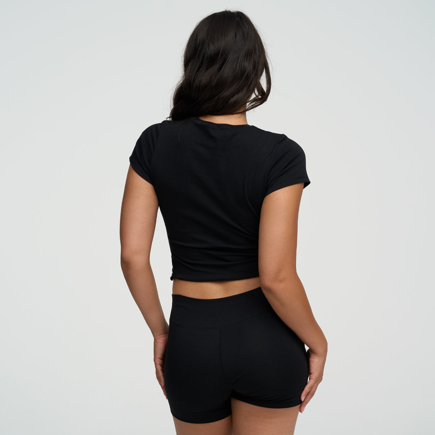 Katoenen high-waist short