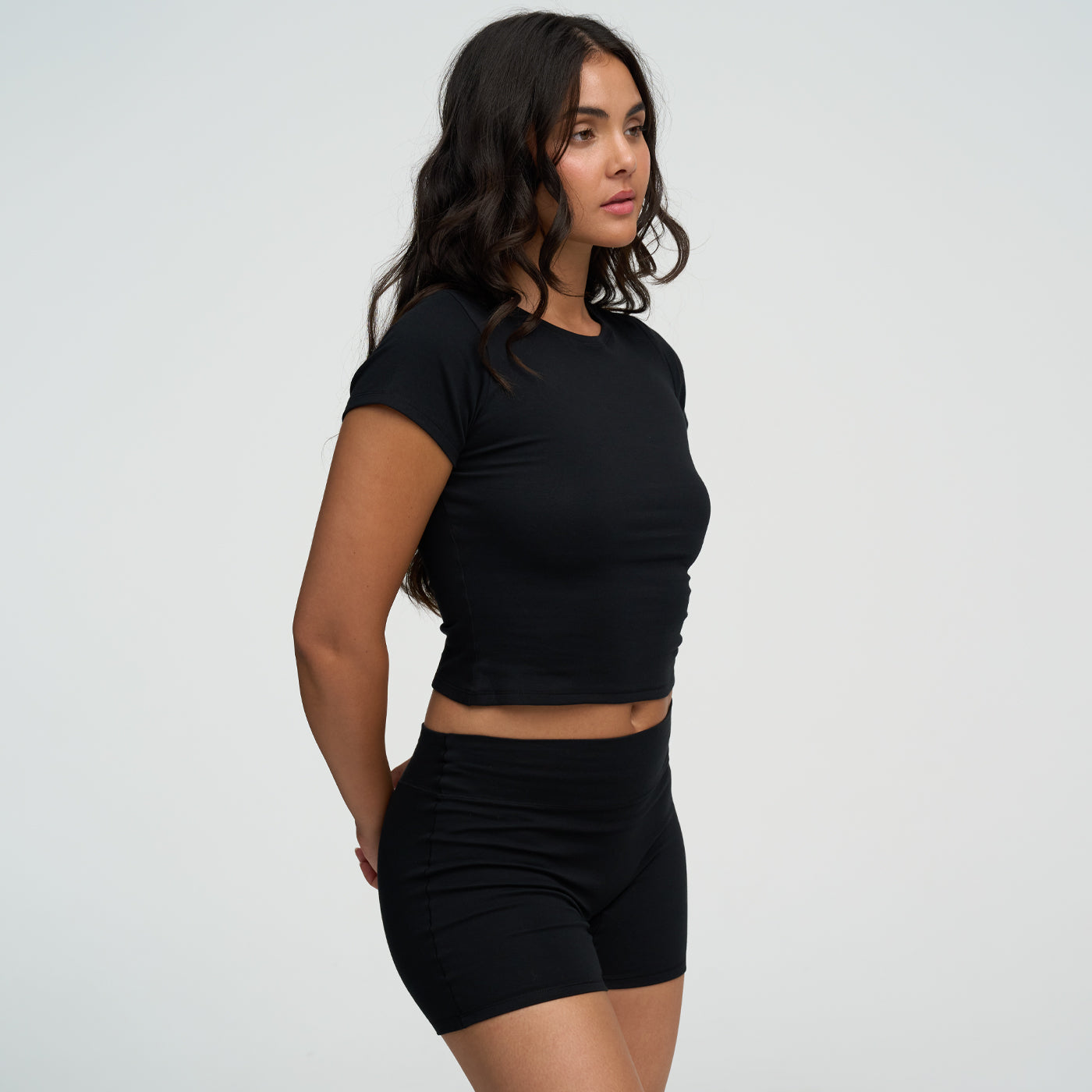 Katoenen high-waist short