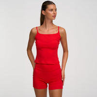 Katoenen high-waist short