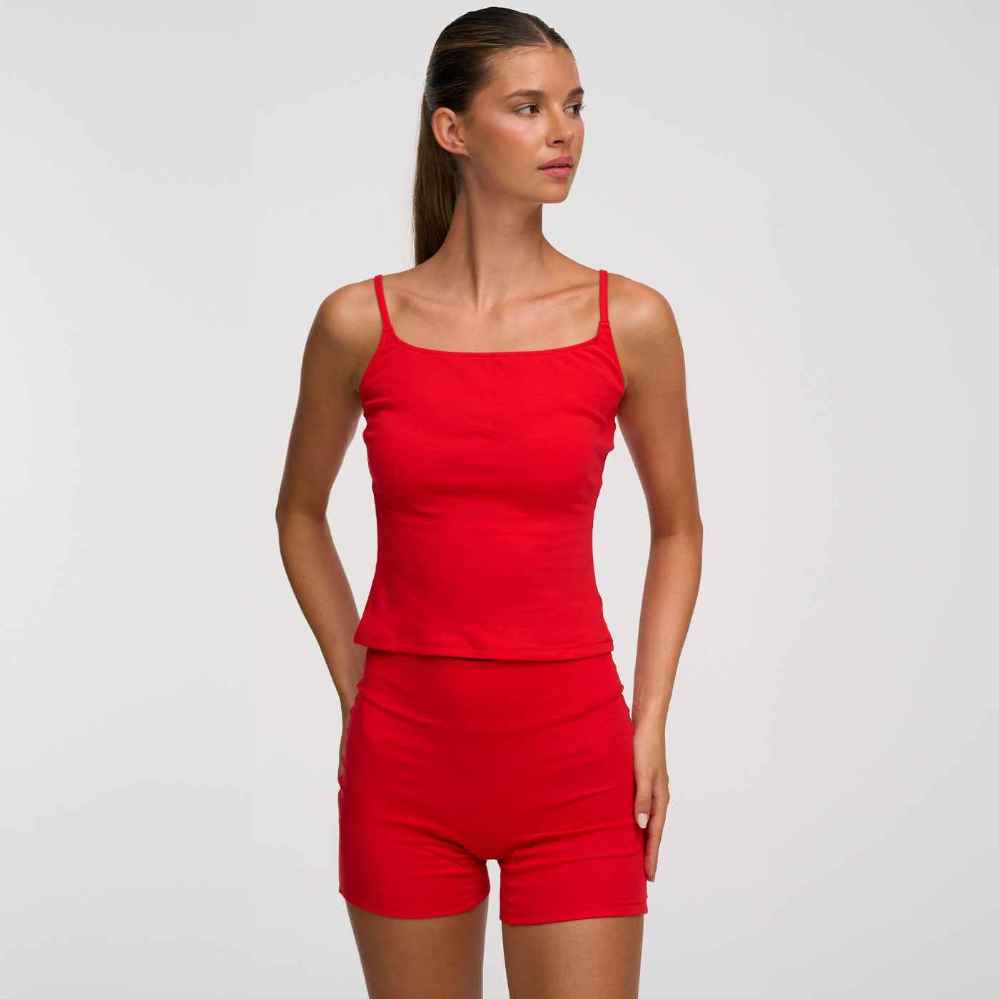 Katoenen high-waist short