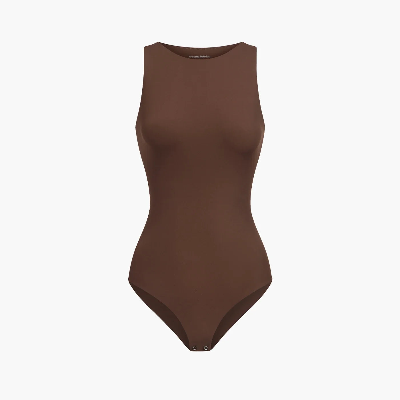 Bodysuit met ronde hals en string
