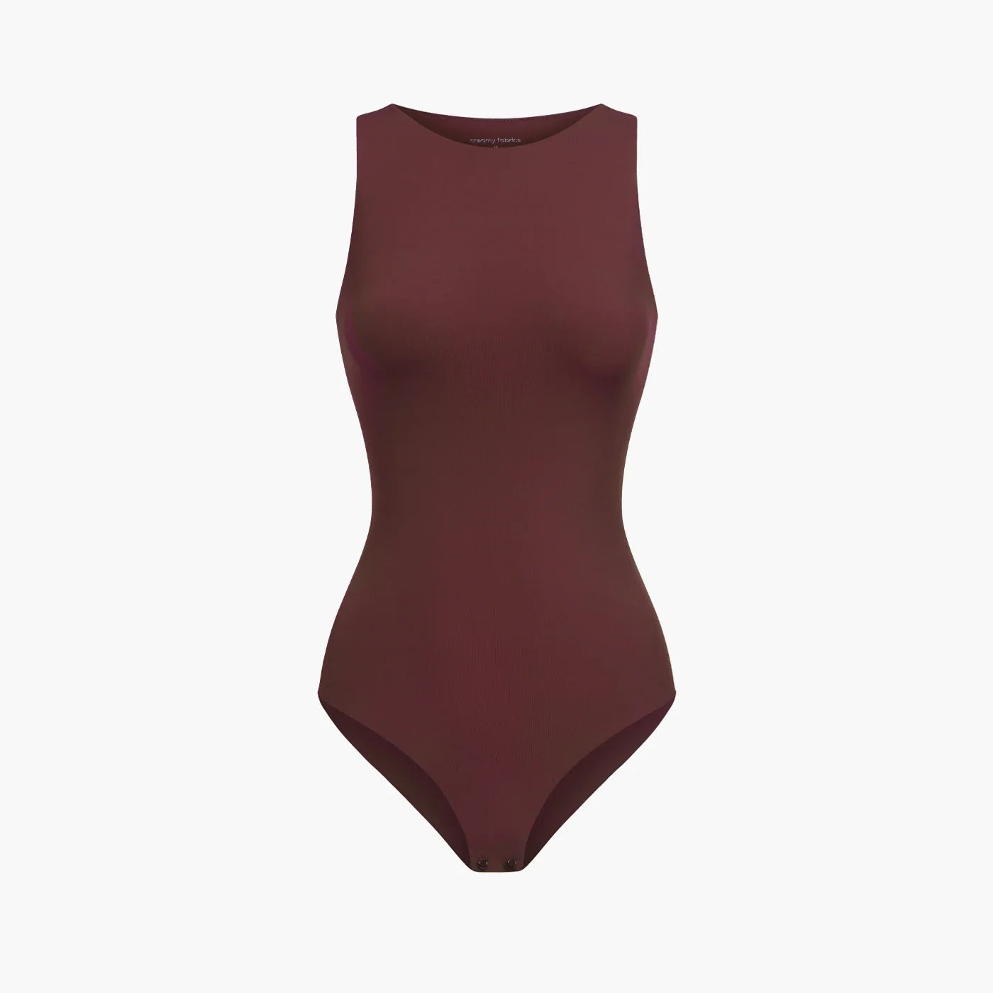 Bodysuit met ronde hals en string