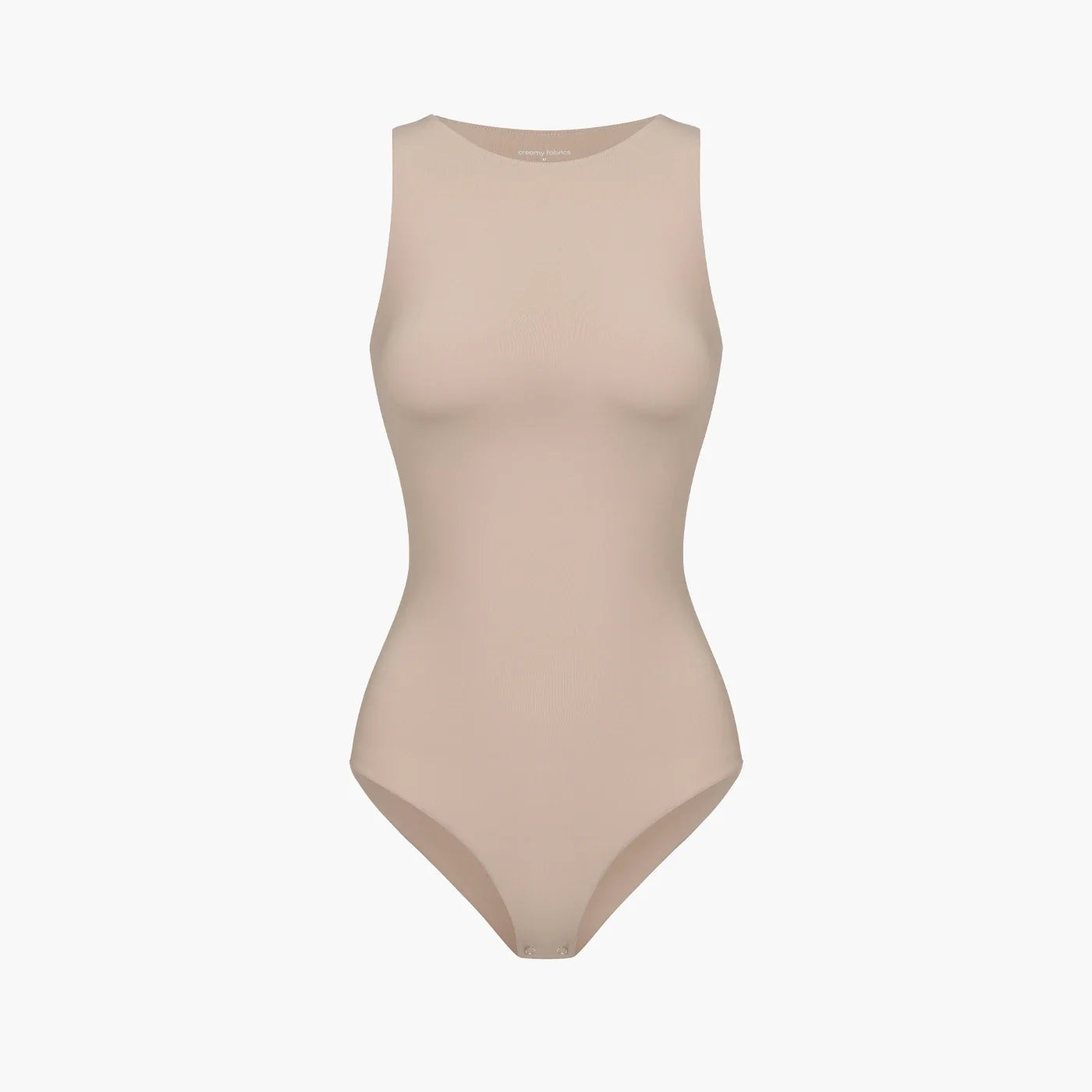 Bodysuit met ronde hals en string