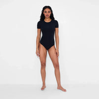 T-shirt bodysuit met ronde hals