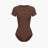 T-shirt bodysuit met ronde hals