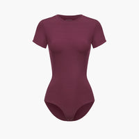 T-shirt bodysuit met ronde hals
